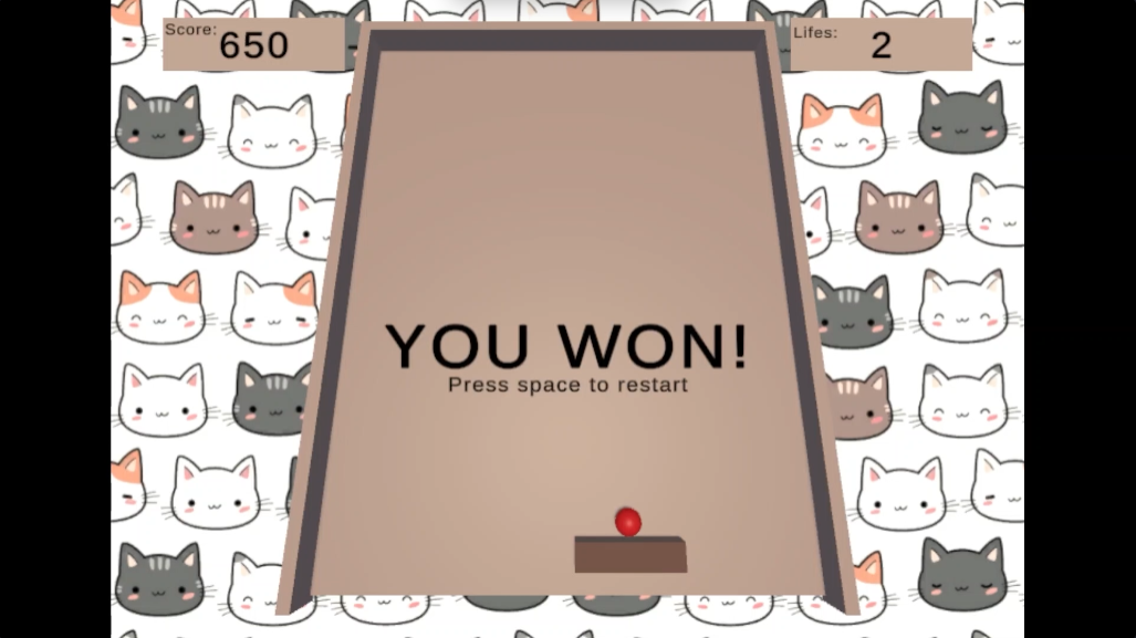 Arkanoid Win Screen Picture